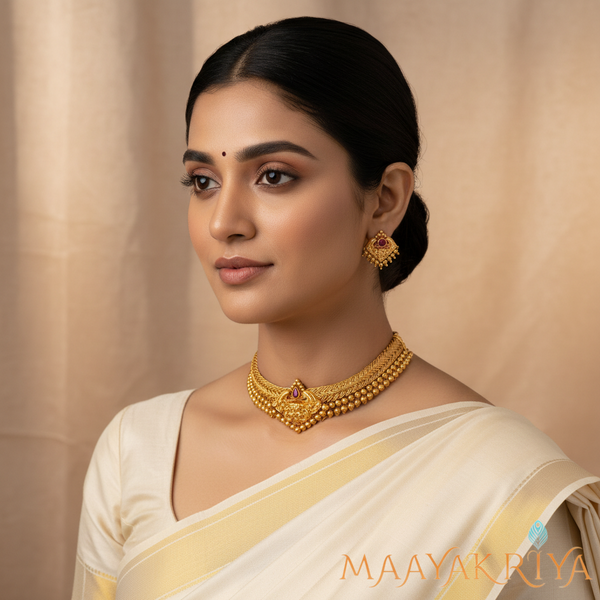 
      Buy Silver Temple Jewellery Online in India - Maayakriya
