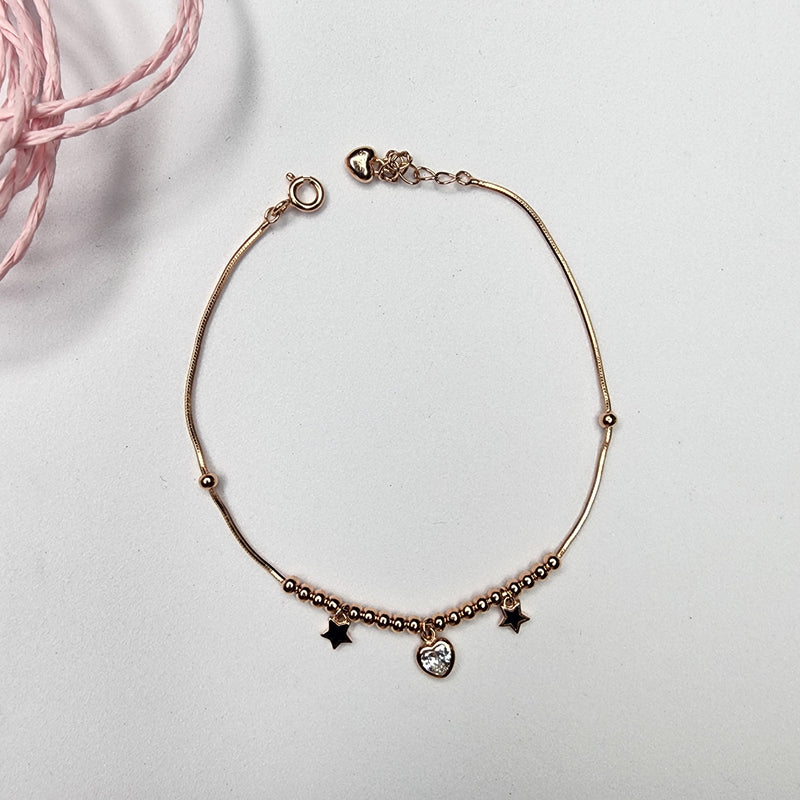 Cluster Rosegold Bracelet
