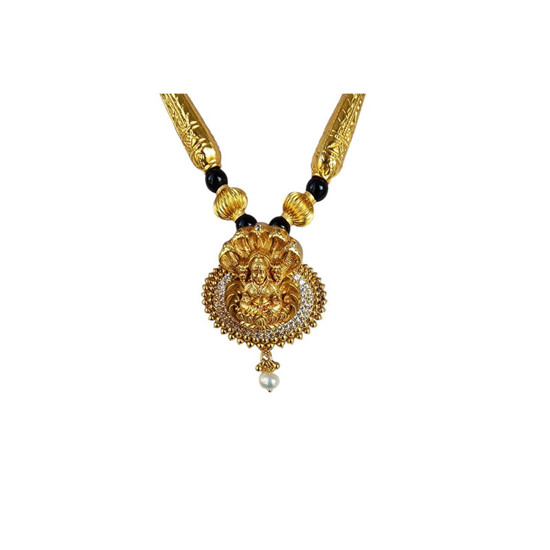 Sitting Lakshmi Nagara Pendant Set