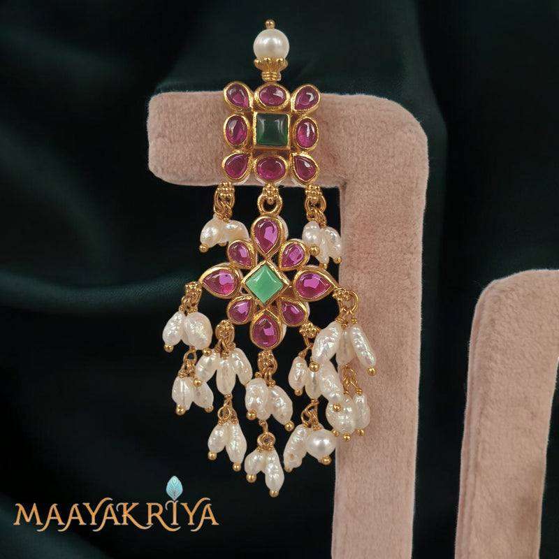 Ambapushpa Guttapusalu Necklace Set