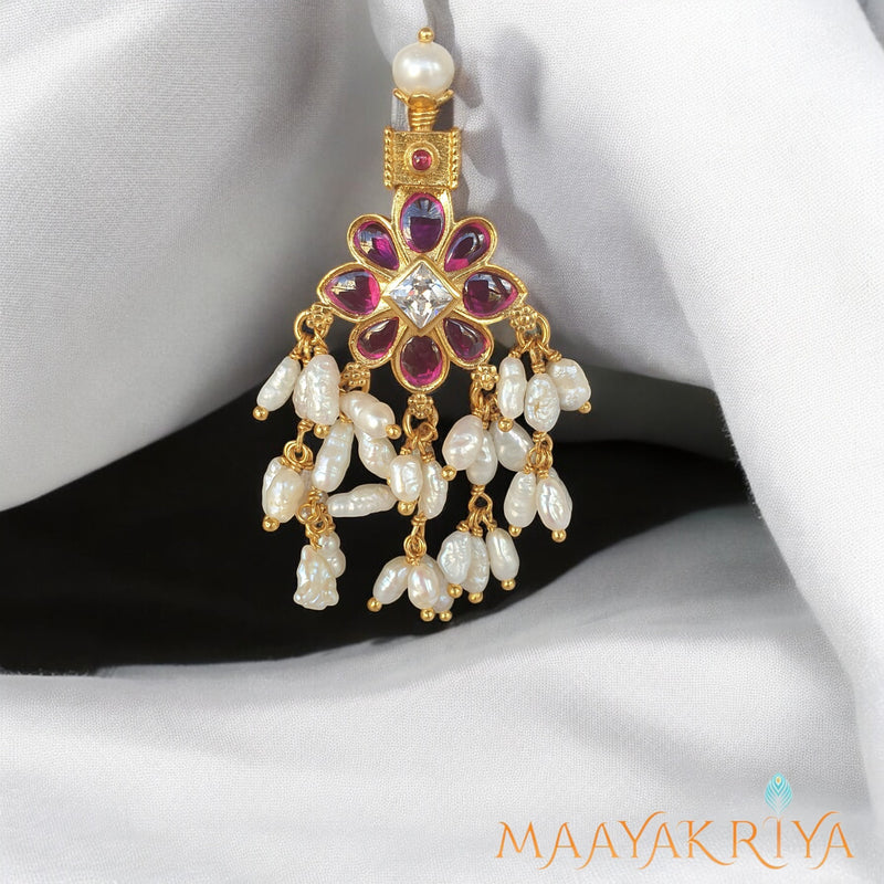 Amulyahaar Guttapusalu Necklace Set