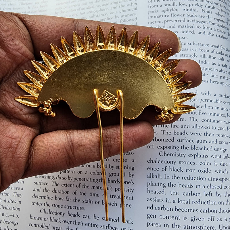Dvirekha Mallige Moggu Hairpin