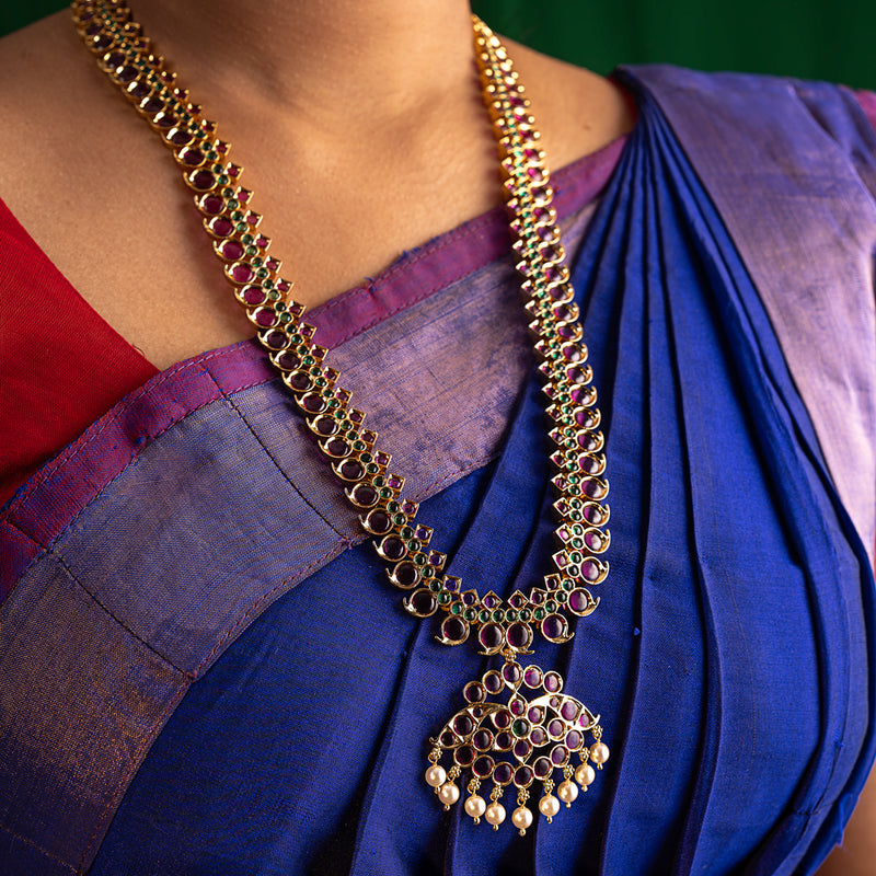 Mango Mala Single Stone Long