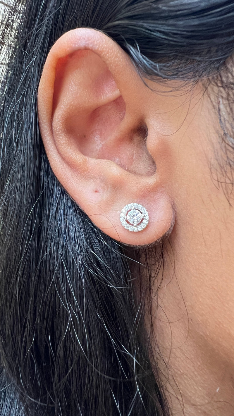 Floret Silver Earrings