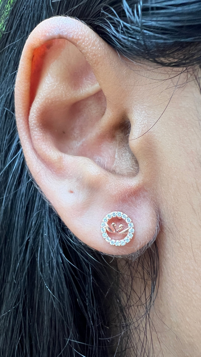 Swan Earrings