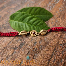 Coral Silver Rakhi