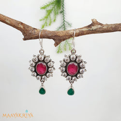 Pink & Green Cutstone Hangings