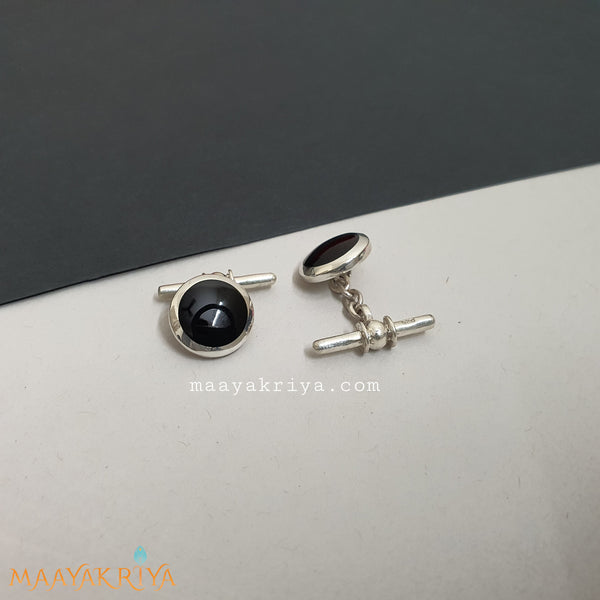 Black Linked Cufflinks