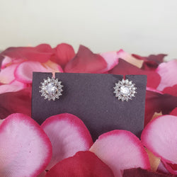 Classic Round CZ Earrings