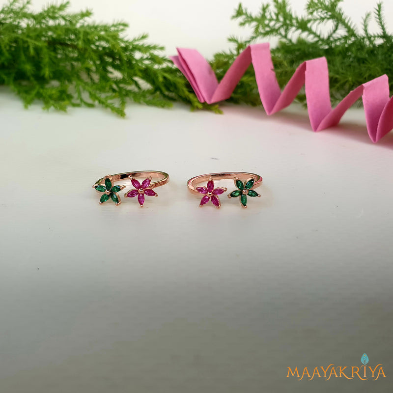 Orchid Rosegold Toerings