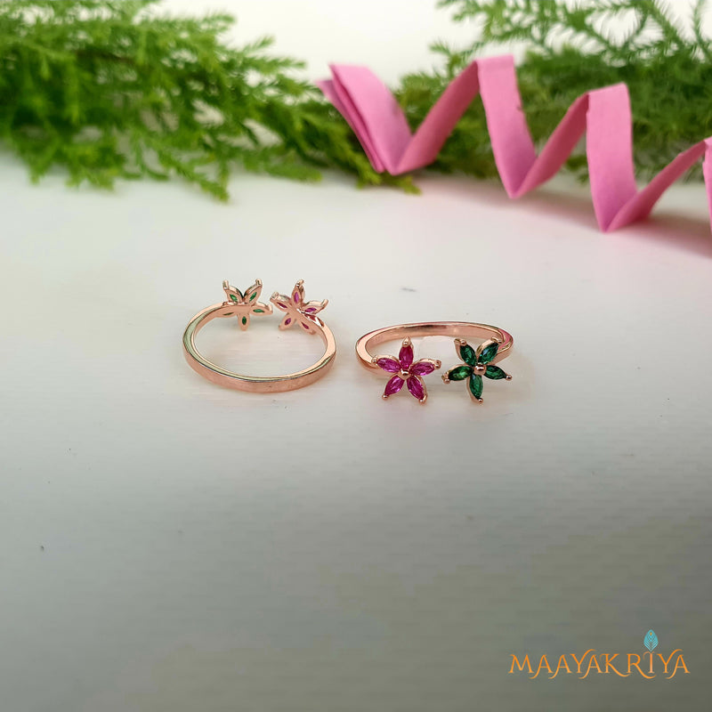 Orchid Rosegold Toerings