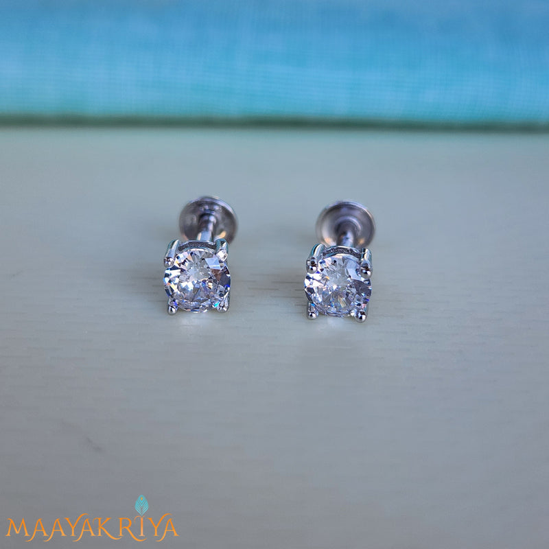 Cylindrical earrings size 3