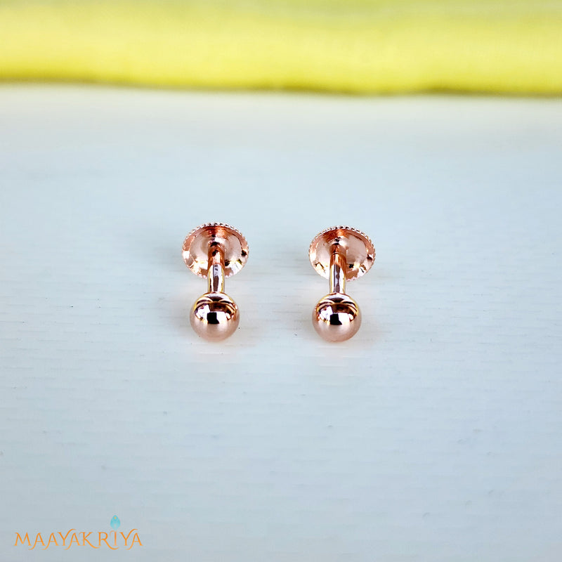 Mosaic Rosegold Earrings