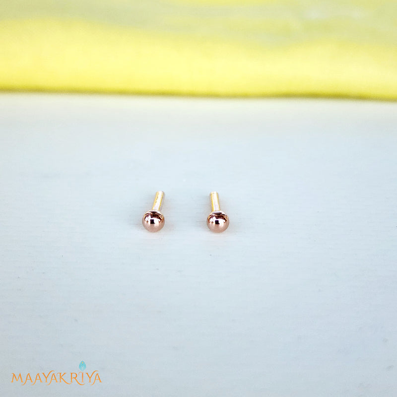 Spot Rosegold Earrings