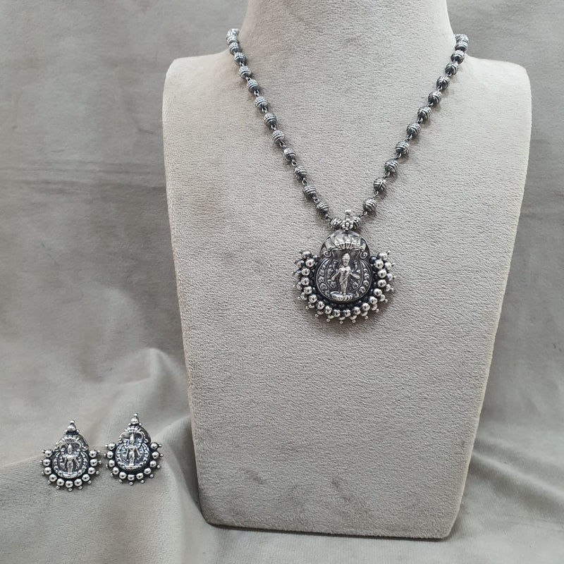 Vasudha Oxidized Necklace Set
