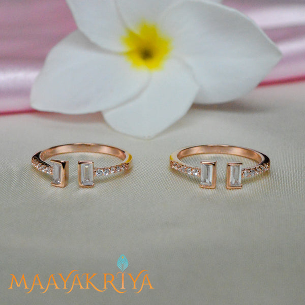 Dual Cuboid Rosegold Toering