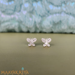 Baby Pink Butterfly Studs