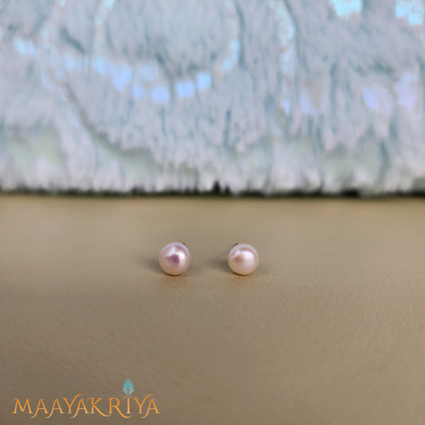 Pearl Silver Studs