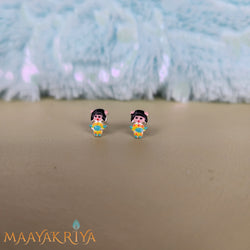 Yellow doll Silver Studs