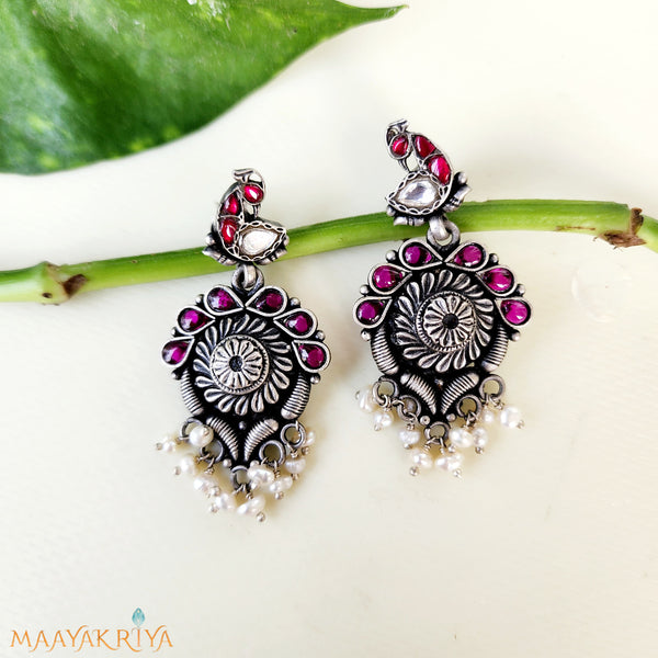 Mayura Oxidized Earrings