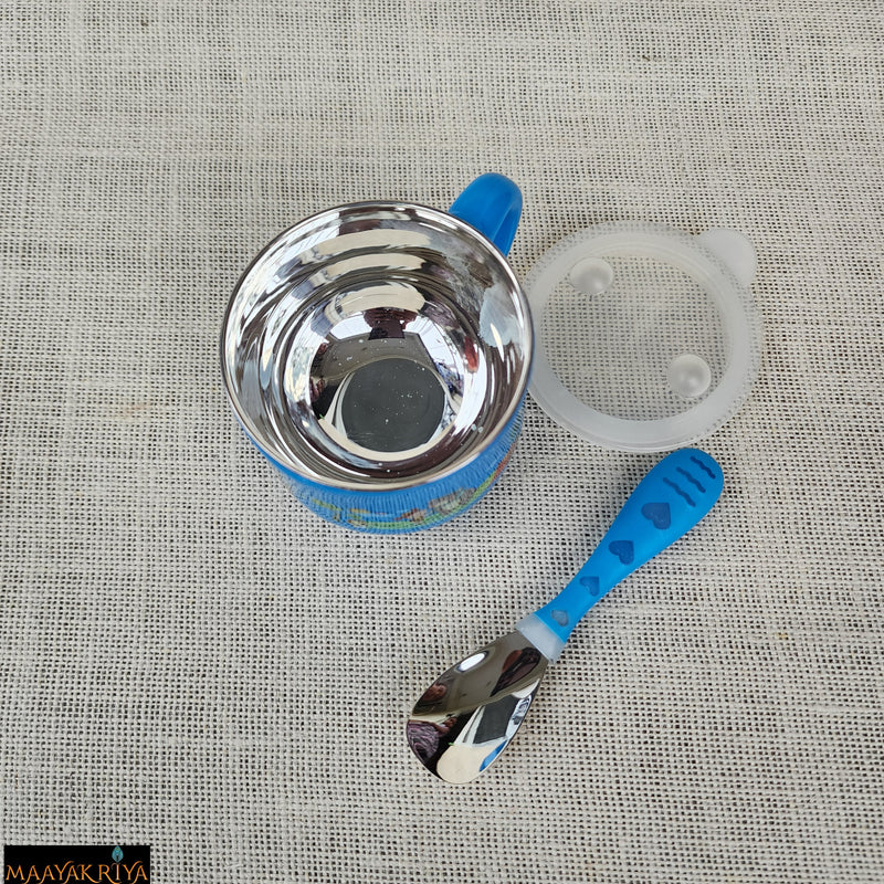 Blue Happy Baby Dinner Set