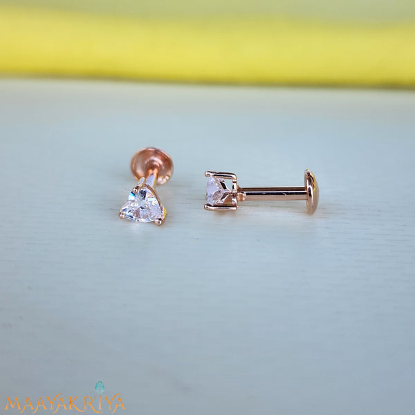 Heart Rosegold Earrings