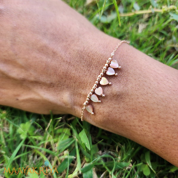 Cordate Rosegold Bracelet