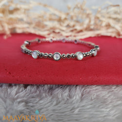 Shimmeirng Silver Bracelet