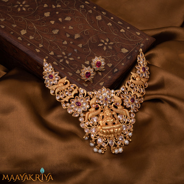 Mayura Lakshmi Necklace Set