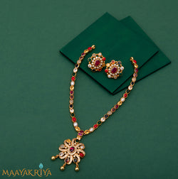 Navaratna Chakra Necklace Set