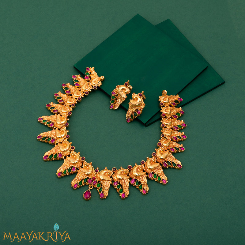 Mayuraka Sundaram Necklace Set