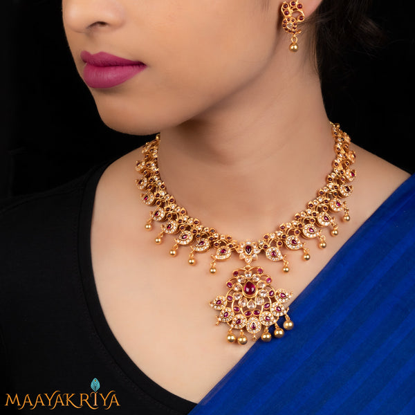 Gopika Mavu Necklace Set