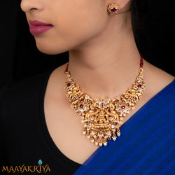 Mayura Lakshmi Necklace Set