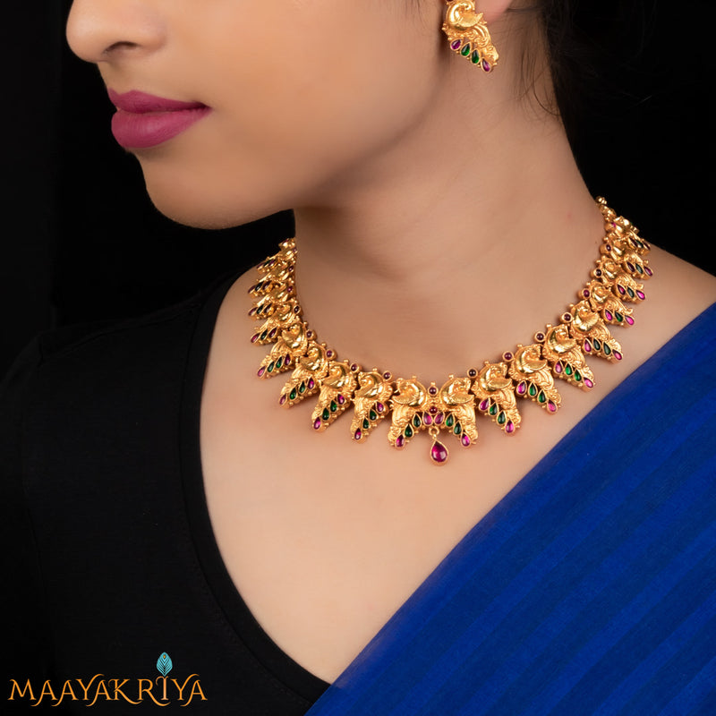 Mayuraka Sundaram Necklace Set