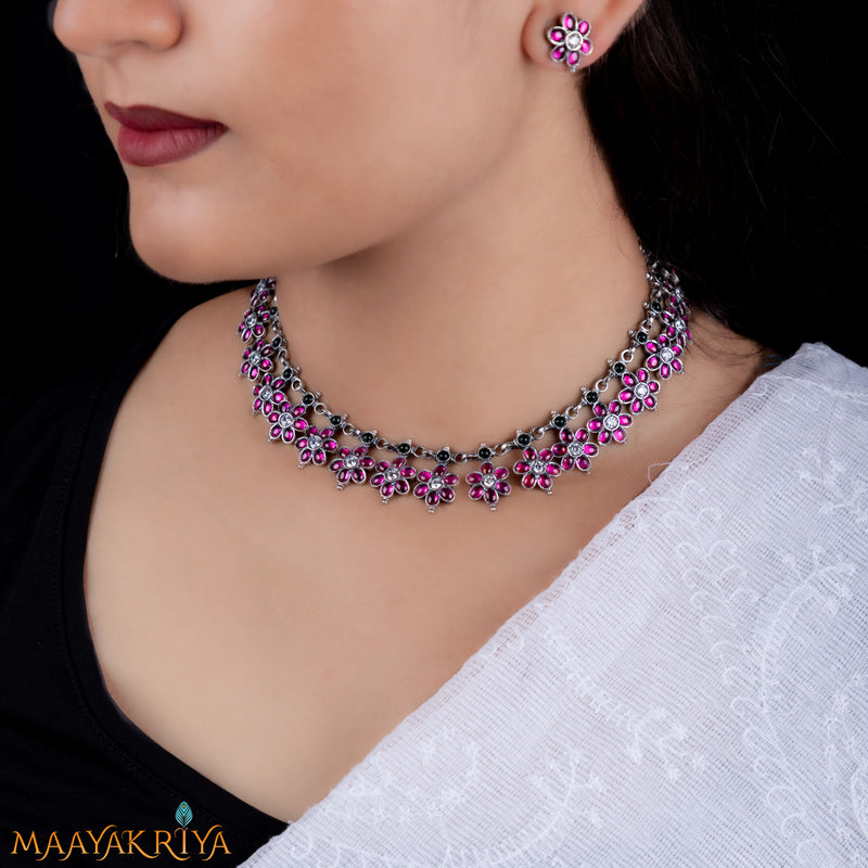 Parijata Necklace Set