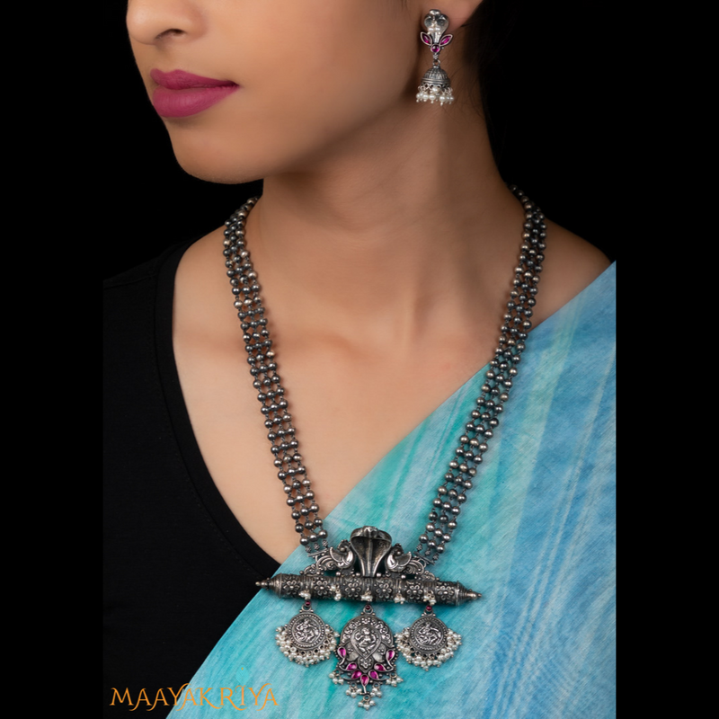 Naga Natya Krishna Necklace Set